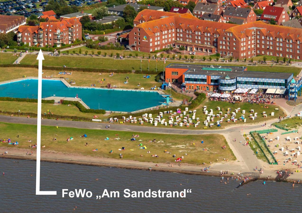 Ferienwohnung Residenz Am Sandstrand Norddeich Norden Dış mekan fotoğraf